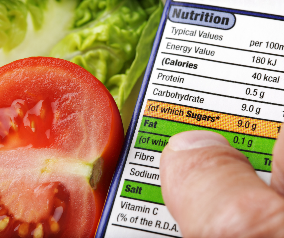 Nutrition facts help with a balanced diet