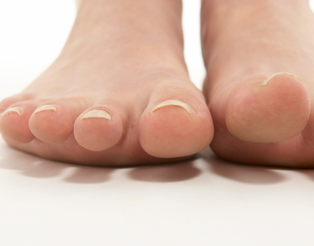 Wiggling your toes to help you concentrate